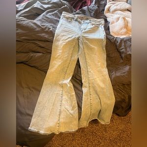 American Eagle super Flare jeans size 4 shorts. Worn 2 times